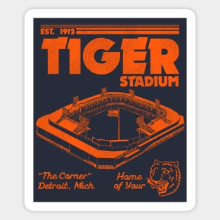 Defunct Tiger Stadium Detroit Michigan Magnet